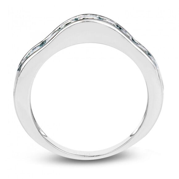 Stunning Ladies Sterling Silver Topaz Size 7 Designer Ring - Picture 3 of 7